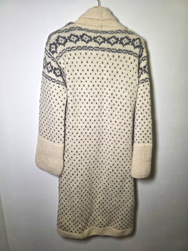 Damen strickmantel norweger - damen,