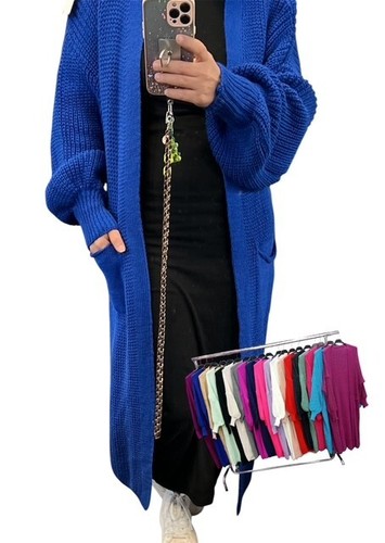 Italy strick jacke - jacke, lang