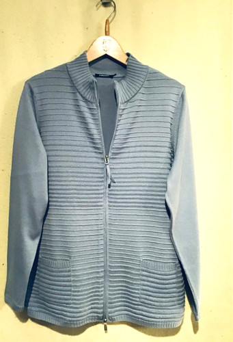 Blaue strick jacke von - strick,