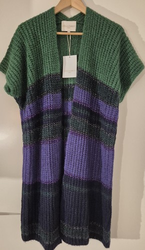 Lange strickweste damen stella - strickweste,