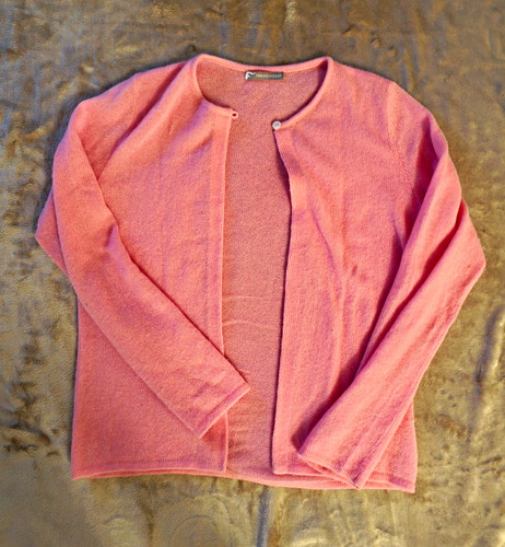 Damen cardigan rosa rundhals - damen,
