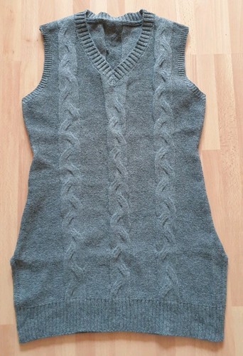 Damen grobstrick pullunder - grobstrick,