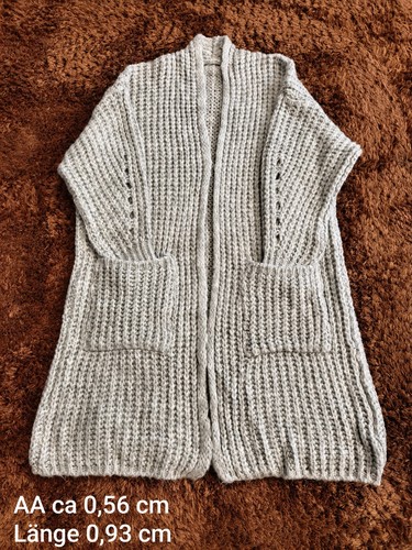 Damen strickjacke offen lang - strickjacke,