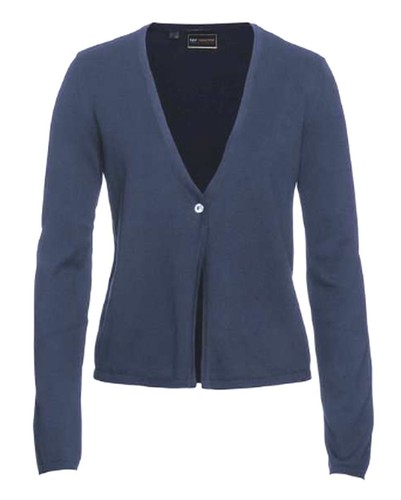 Damen strickjacke blau - strickjacke,