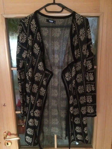 Feinstrickweste lange form - -,