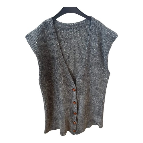 Strickweste grau 42 - strickweste,