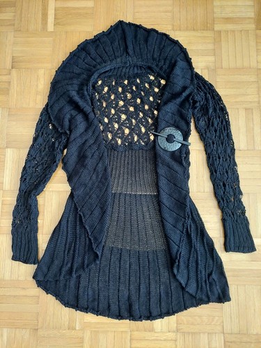 Ajourpullover netz strickjacke - ajourpullover,