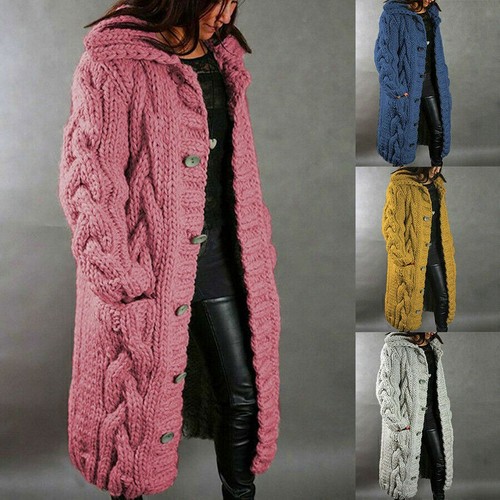 Damen lange strickjacke - damen, mantel