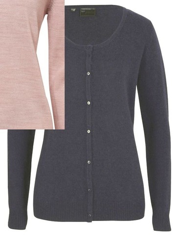 Damen strickjacke rosa - 2x,