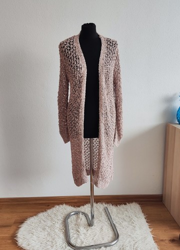 Pol longcardigan grobstrick - m,