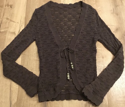 Strickweste mit bindeband - mit,