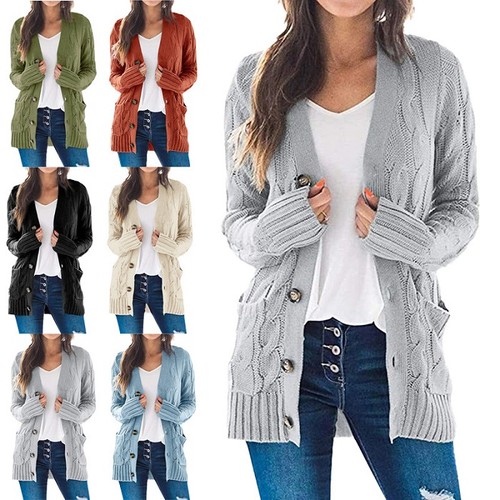 Damen ausschnitt strickjacke - damen, v-ausschnitt